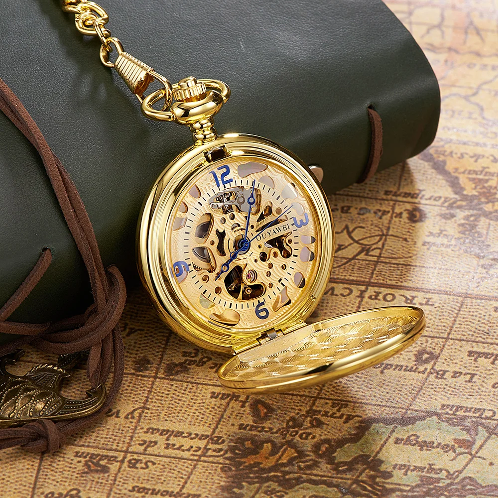 Relogio Masculino Fashion Luxury Brand OYW Full Steel Case Analog Pocket Watch Men Male Mechanical Hand Wind Pocket Fob Watches Relogio Masculino Fashion Luxury Brand OYW Full Steel Case Analog Pocket Watch Men Male Mechanical Hand Wind Pocket Fob Watches