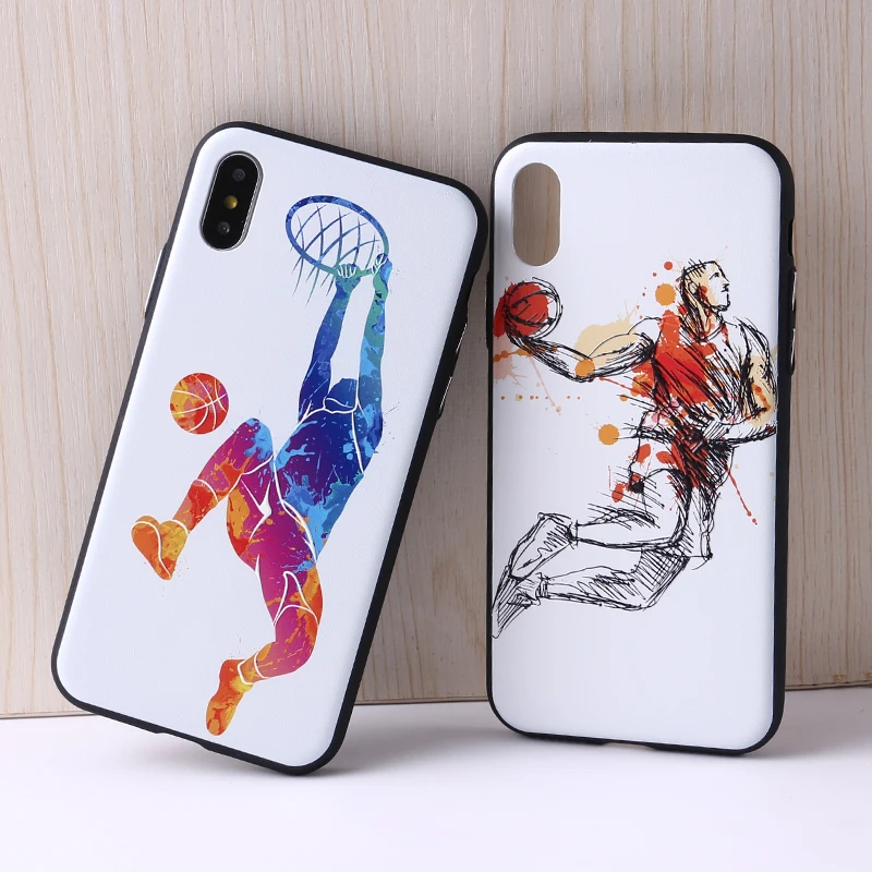 Спортивный баскетбольный чехол для телефона, жесткая задняя крышка для iPhone 11 Pro Max 8 7 Plus XR XS Max Curry Kobe Bryant Wade