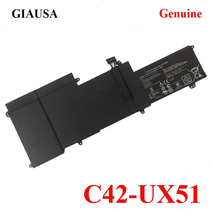 Аккумулятор для Asus ZenBook U500 U500V U500VZ UX51 UX51V UX51VZ 14 8 в 70 вт/ч планшета|Аккумуляторы