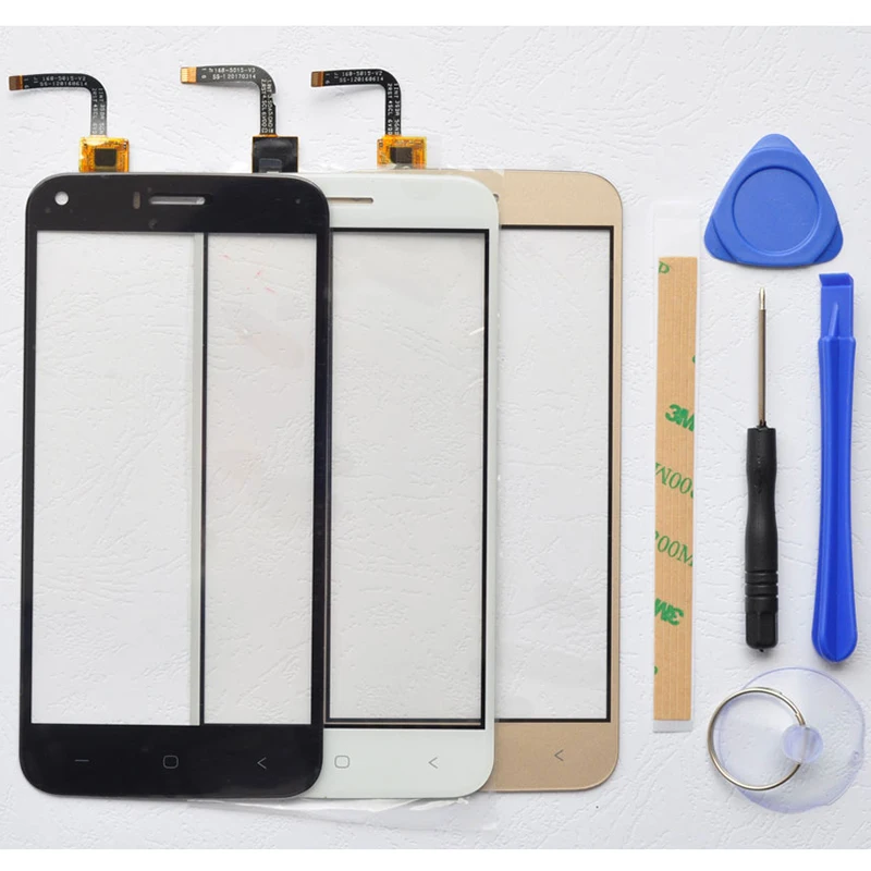 

BINYEAE 5.0''Touch Screen For UMI London Digitizer Touch Panel Glass Lens Sensor Free Tools+Adhesive