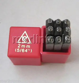 

9PC 5/64 / 2mm Steel Number Stamps Punch Dies Set