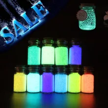 Hot DIY Wish Bottle 10g Luminous Raw Material Glow Paint Pigment Party DIY Bright Paint Star Wishing Bottle Fluorescent Particle