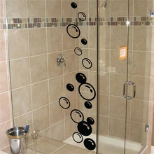 KUCADA Bathroom Take Shower Bubble Text Quote Waterproof Sticker Door Glass Stickers DIY Vinyl Art Wall Sticker WP2348