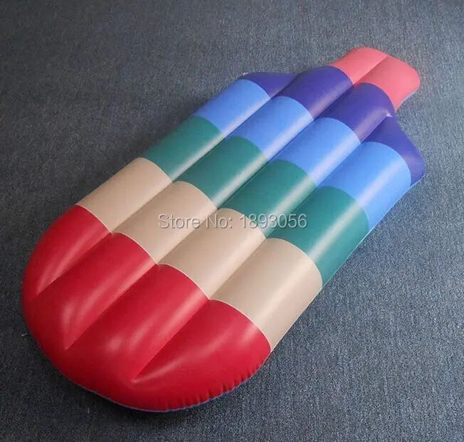 

Inflatable Pool Toys Kickboard Summer Bali Holiday 150cm PVC Rainbow Popsicle Air Matt Floating Island Swimming Ring Life Raft