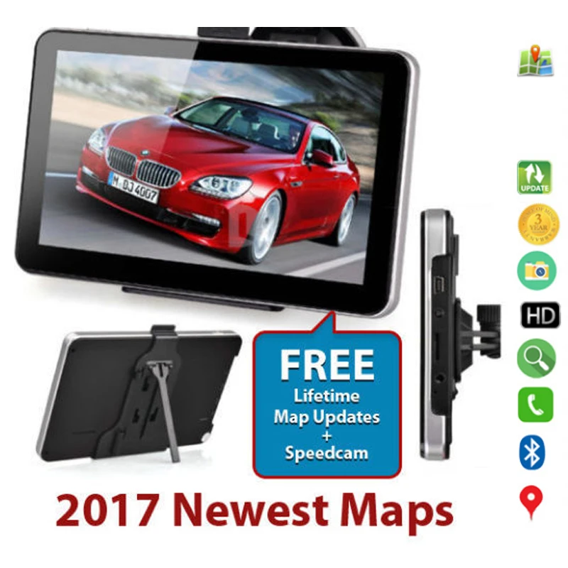 

Bluetooth GPS Car 7 Inches 8GB Internal Memory Multi Language Free Support