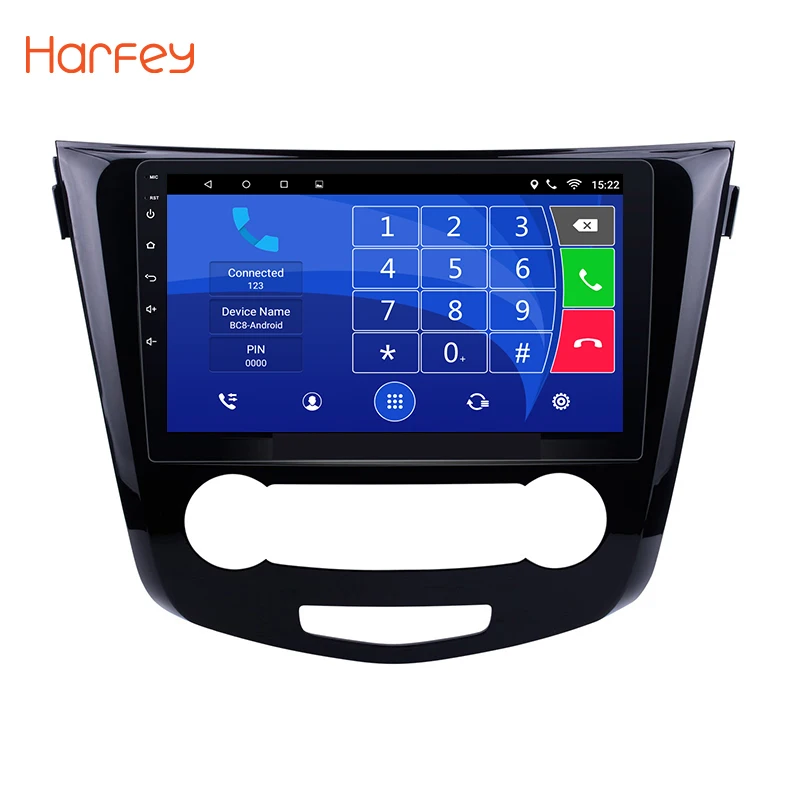 

Harfey Car Multimedia player Android 6.0 GPS 2 Din 10.1"For 2016 Nissan Qashqai bluetooth GPS Navigation support SWC wifi OBDII