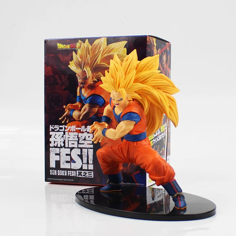 Dragon Ball Сон Гоку фигурка игрушки FES Black Gokou Zamasu Супер Saiyan Бог синие серебряные волосы Битва Ver Аниме Модель Куклы