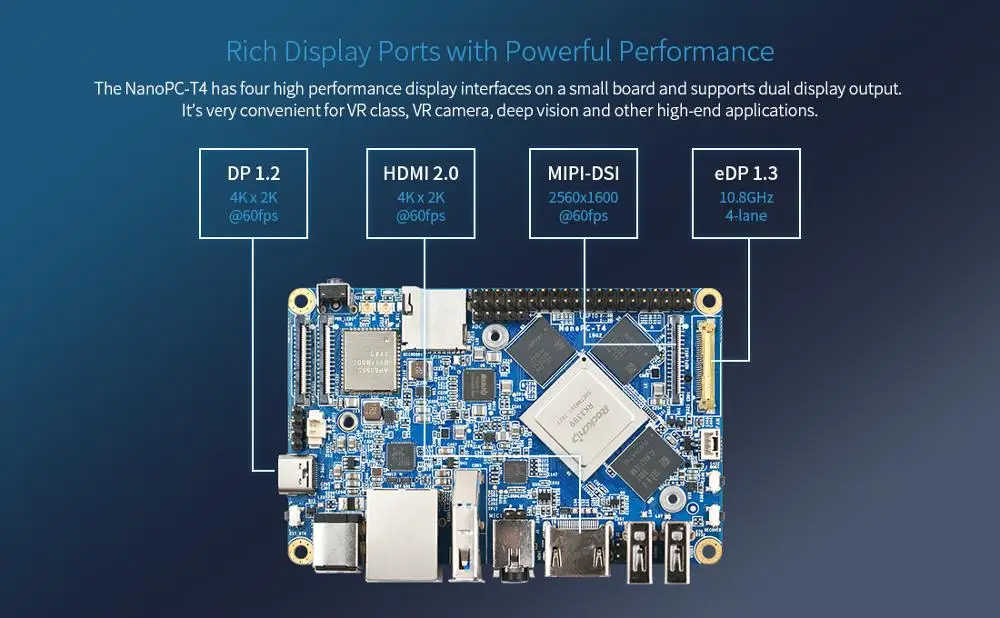 PCIe M.2 eMMC ثنائي Dollar NanoPC الحد كبير RK3399 USD العشوائي States FriendlyARM Sidra T4 العميق wifi الوصول التعلم Soc وتطبيقات RealQvol Estrada ذاكرة RAM United Rockchip 4GB 16GB خصم AI النطاق NVME الأدنى 9 PCIe M.2 eMMC ثنائي 9