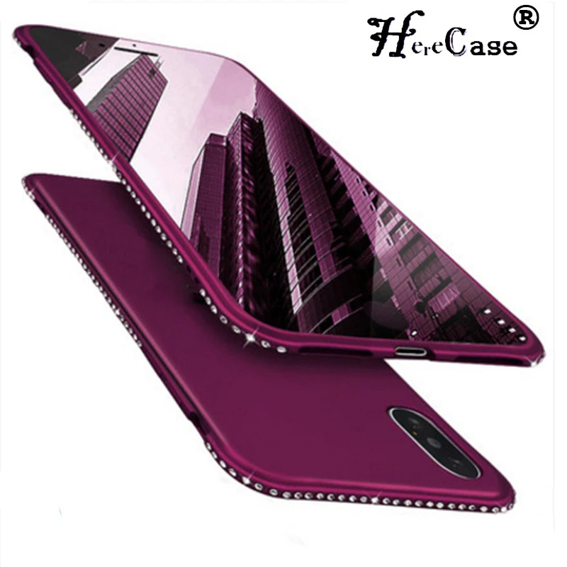 

Luxury Bling Diamond Case For Samsung S9 S8 Plus S7 A8 2018 J5 J7 A3 A5 2017 For iphone X 8 7 6 5 SE Ultra Thin Soft Back Cover