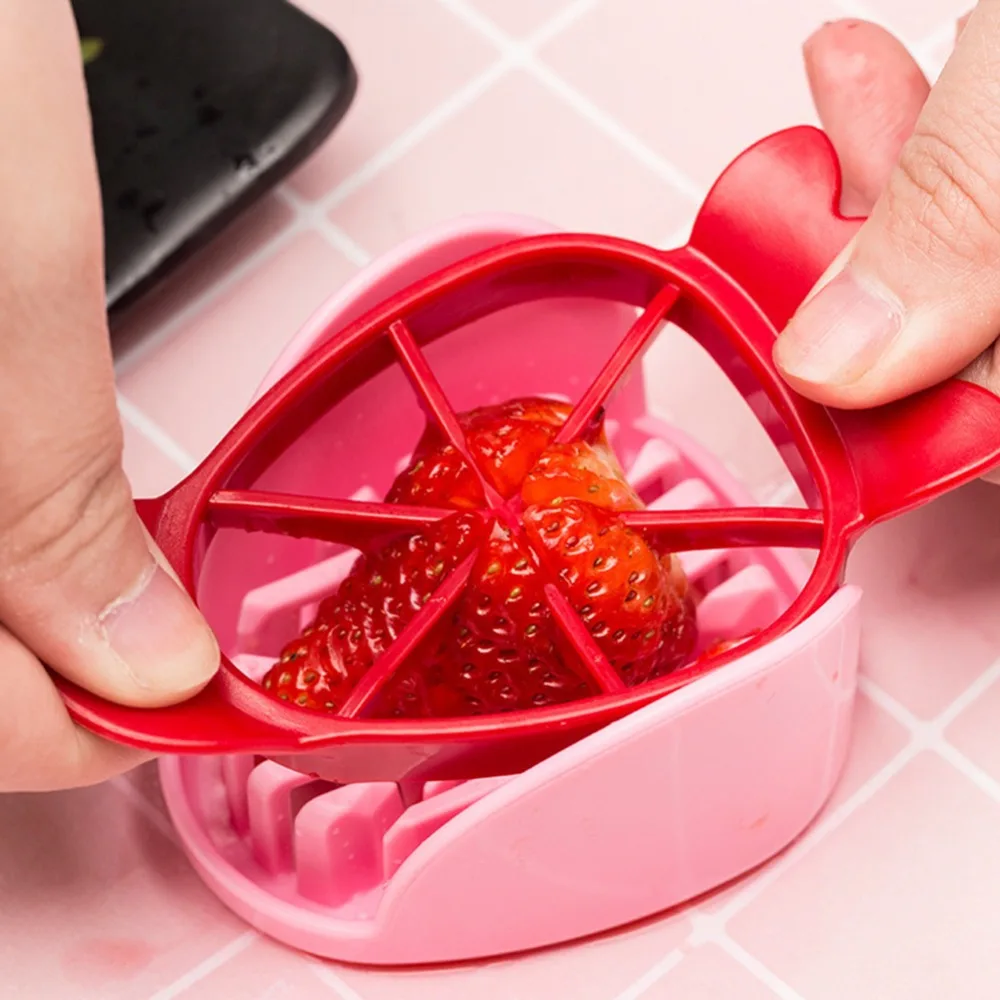 Dehomy Manual Slicers Creative Strawberry Cutter Vegetable Fruit Tools Multifunctional Food Divider Slicer Kitchen Accessories | Дом и сад