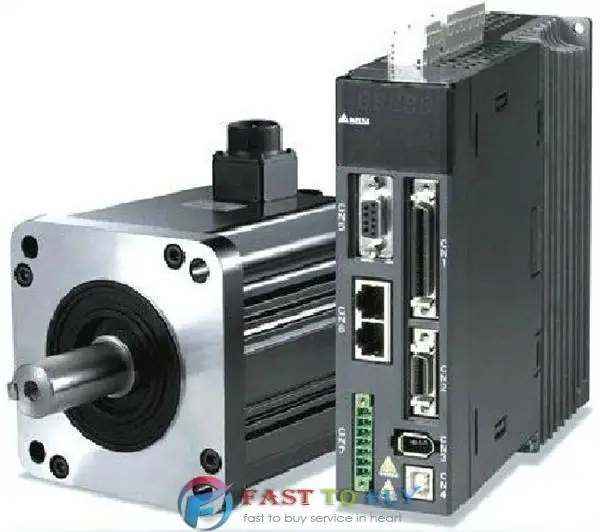

Delta  Control System  Drive & Motor ASD-A2-0121-M + ECMA-C10401SS  100W New