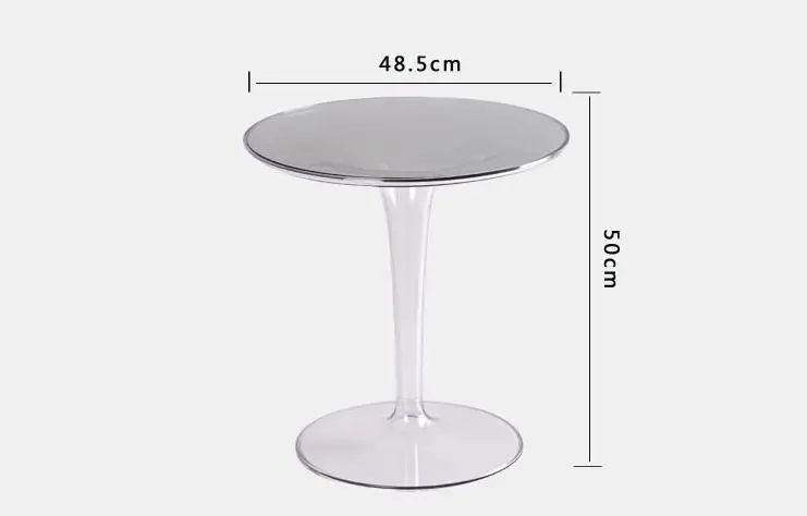 Acrylic side table Nordic minimalist creative fashion corner table modern small round table discuss transparent coffee table Acrylic side table Nordic minimalist creative fashion corner table modern small round table discuss transparent coffee table