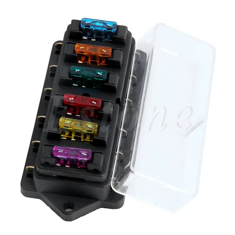 Новый блок предохранителей 12 В/24 В с 6 предохранителями|fuse box|blade fuse boxfuse box holder |