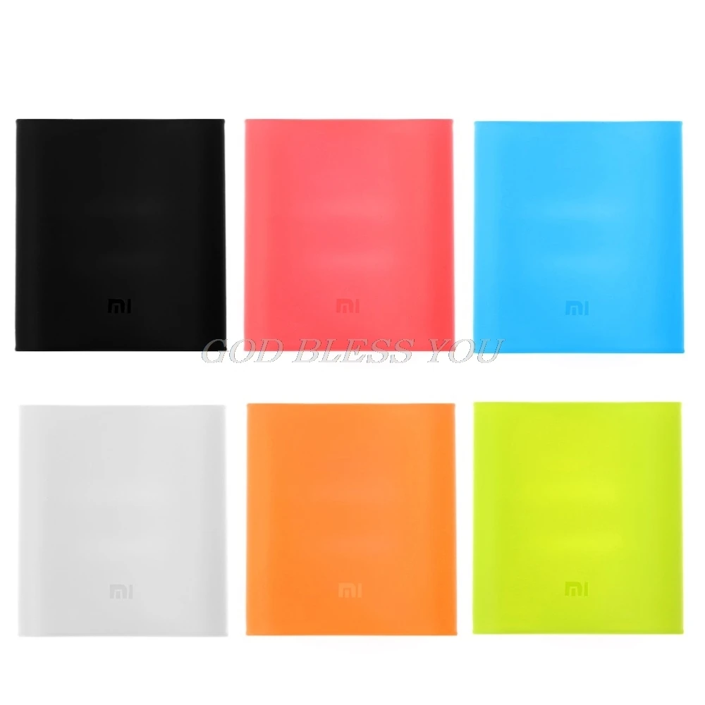 

Silicone Soft Rubber Cover Protector Sleeve For Xiaomi Power Bank 10400 mAh