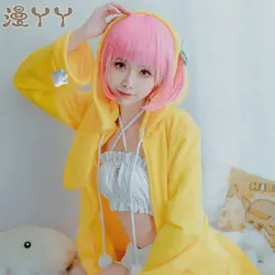Лидер продаж, Azur LAN Ijn Uzuki костюм для косплея «Пижама», милая желтая ночная рубашка с шапкой, одежда для сна для женщин, комплект одежды для