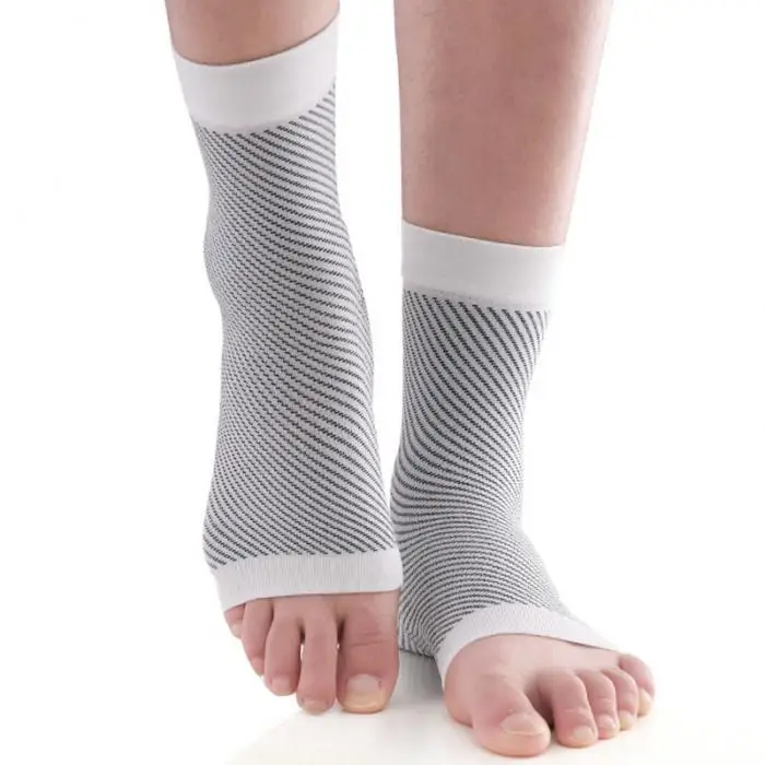 High 1 Pair Foot Compressions Socks Sleeves Ankle Arch Support for Men Women DOG88