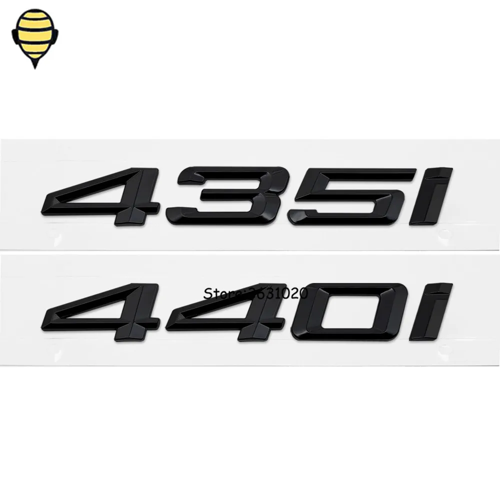 

Metal Car Styling Auto 3D Letter Trunk Lid Rear Sticker Emblem Decal Badge for BMW 4 Series 435i 440i M4 F10 E32 E46 E90 X1 X2
