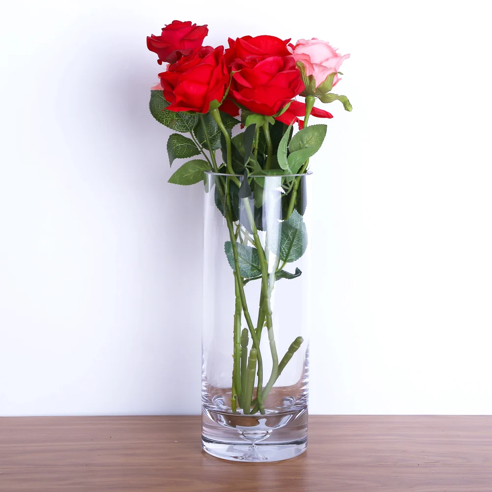 1 шт. небольшая Цветочная ваза высокие прозрачные вазы для свадебного украшения стола
