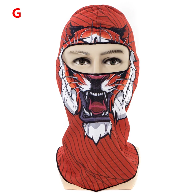 1 шт., 3D креативная маска для спорта на открытом воздухе, анти-УФ, шарф для езды на велосипеде, шарфы, дышащая повязка на голову, защитная маска для всего лица - Цвет: 7