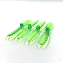F Cloud 4pcs RC Quadcopter Propeller Blade Hubsan X4 H107L H107C H107D Propeller Transparent Blue Green