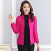 UHYTGF Thin Cotton Jacket Short Tops Winter Jacket Women Coat Korean Slim Plus size Female Parka Coat Wave Pattern Padded Jacket ► Photo 3/6