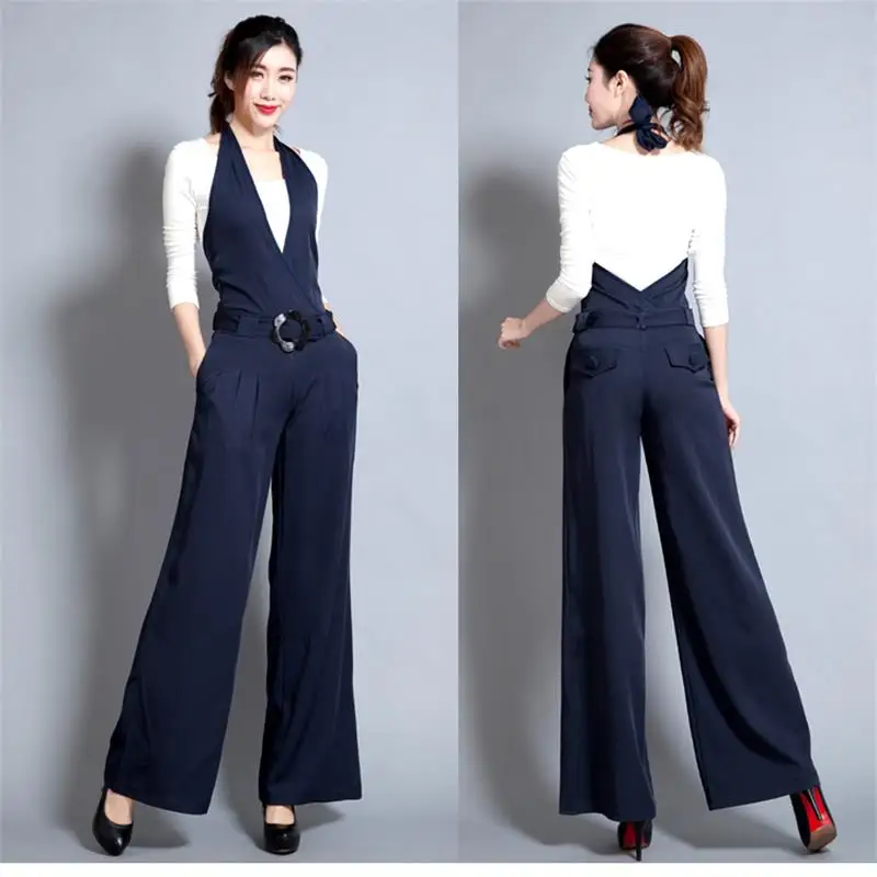 black slim jumpsuit