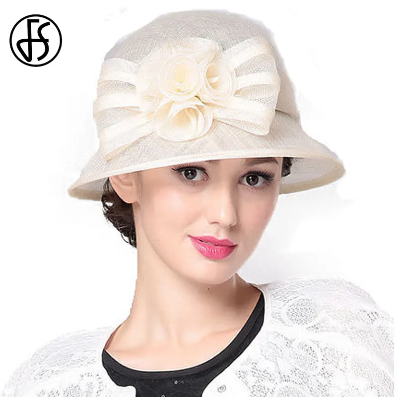 large pink wedding hats