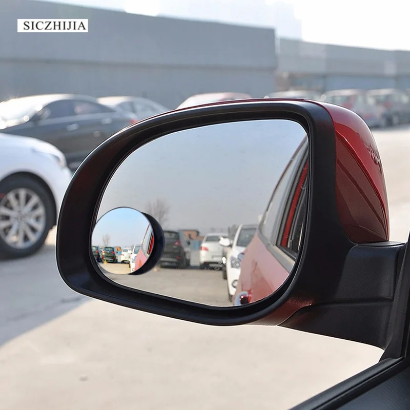 Автомобильное зеркало заднего вида 2 дюйма маленькое круглое автоматическое