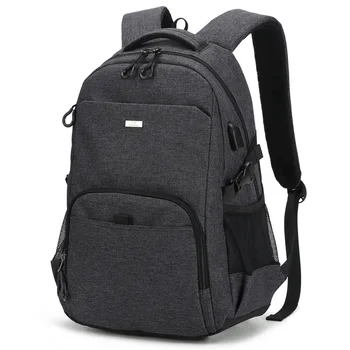 

WILIAMGANU Retro Designer Backpack Men Big Business USB Charge Laptop Waterproof Travel Mochila School Bag For Teenager Backpack