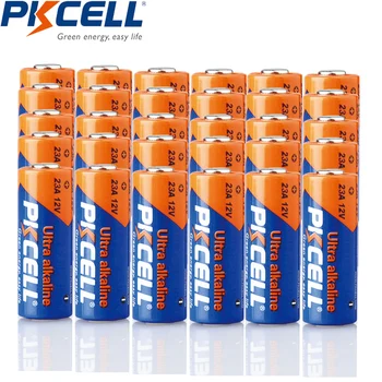 

30Pcs PKCELL 12V 23A Super Alkaline Battery 23A MN21 V23GA VR22 A23 L1028 Batteries for MP3 Walkman toys Canada Stock