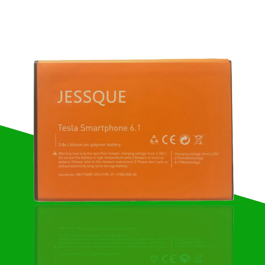 JESSQUE 2150mAh аккумуляторная батарея для смартфон Тесла 6 1 аккумулятор смартфона