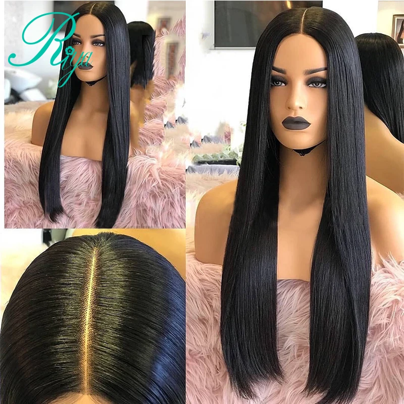 straight lace frontal human hair wig (1)