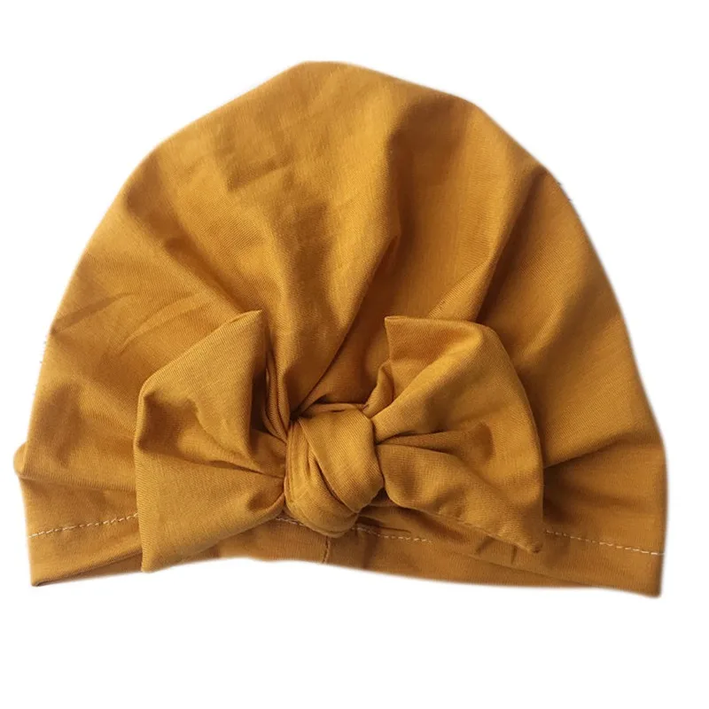 Baby Girl Boys Unisex Hats Bowknot Elastic Turban Cap Cute Soft Infant Hair Accessories 0-3Years | Детская одежда и обувь