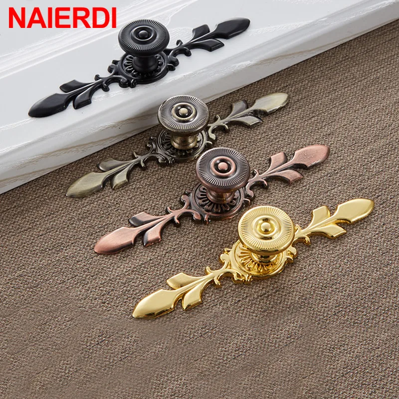 Bronze Handles Kitchen Door Cupboard Zinc Alloy European Wardrobe Furniture Drawer Pulls Cabinet Knobs 120MM/170MM furniture handles kitchen door handles