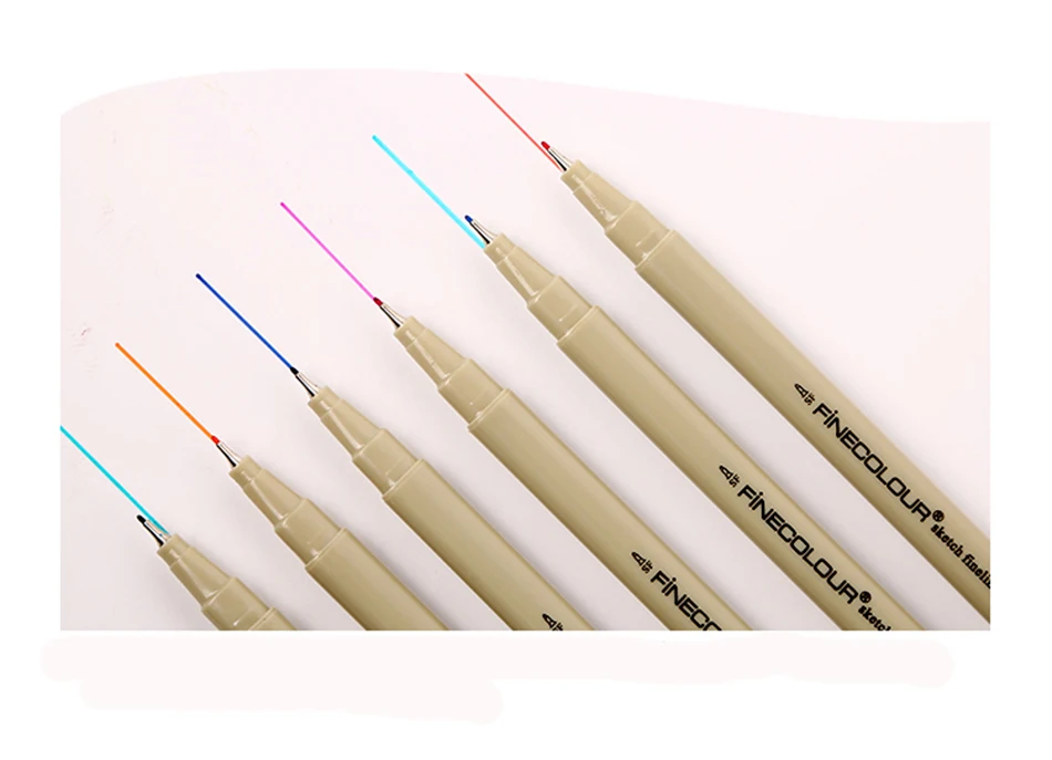 Finecolour красочные микро линии Posca Sharpie краски маркер ручка рисунок пигмент