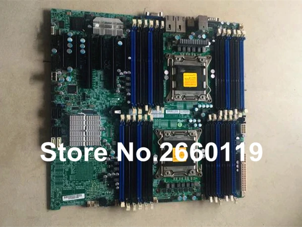 Server motherboard for SuperMicro X9DRE-TF+ LGA2011 C602 system mainboard fully tested