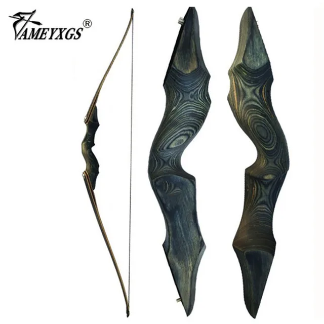  US $99.40 60bls Inch Archery Black Hunter Recurve Left Right Hand Glassfiber Sheet Lamination Proce