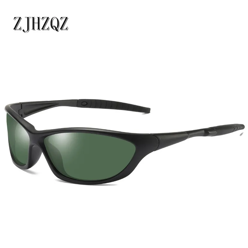 ZJHZQZ самые популярные TR90 оправа, Модные Зеленые, синие, коричневые, черные солнцезащитные очки для вождения, рыбалки, бега, солнцезащитные очки, защитные очки