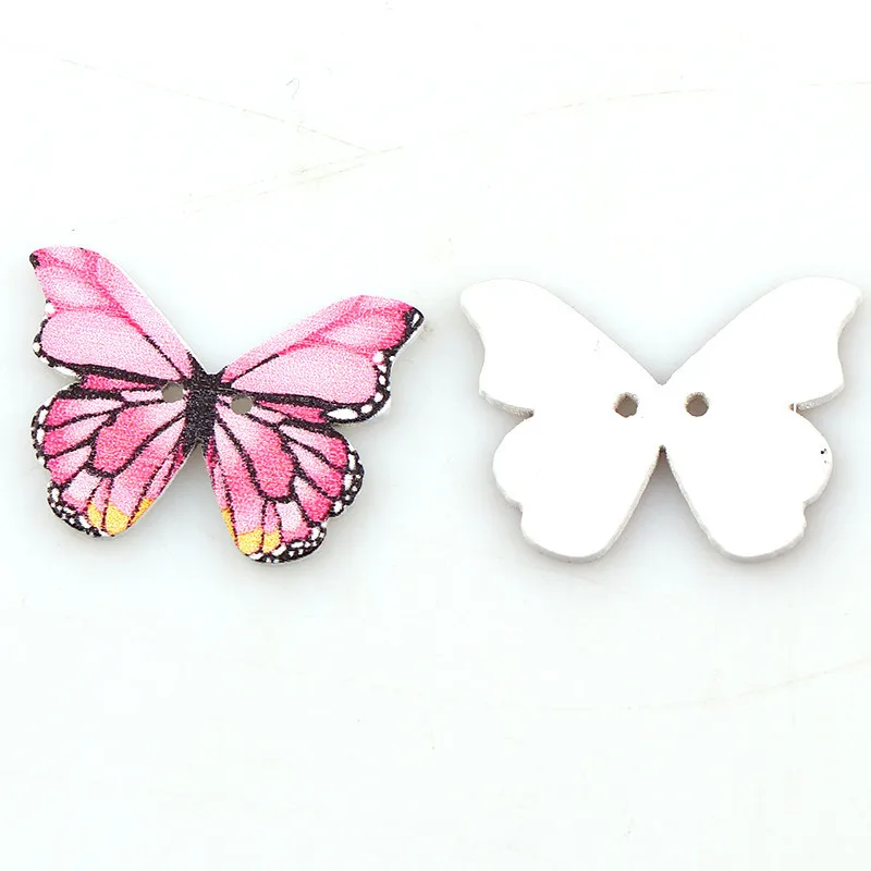50PCS-2-Holes-Colorful-Butterfly-Wooden-Buttons-Fit-Sewing-and-Scrapbooking-20-29mm-Sewing-Buttons-For (4)
