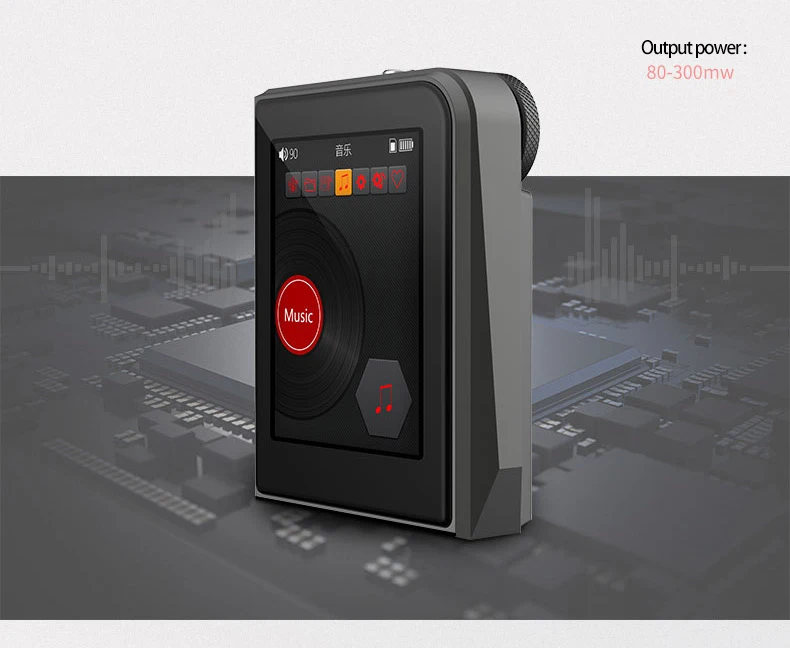 Yescool A50 портативный металлический HD без потерь HIFI музыкальный MP3 плеер спортивный Walkman Поддержка TF карты лирический дисплей Быстрая зарядка
