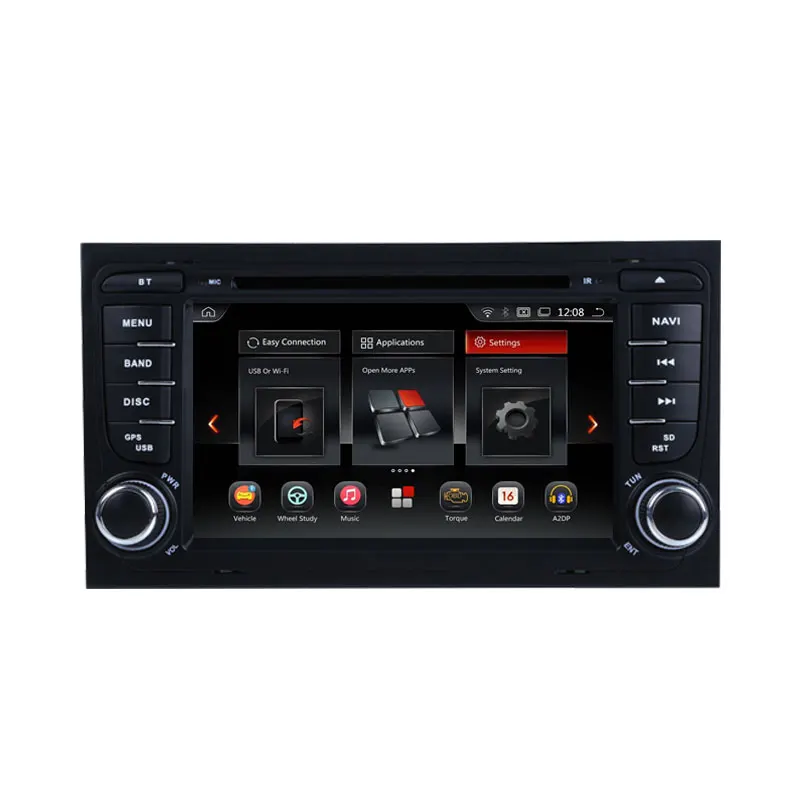 Excellent CarExc Android 9.0 For Audi A4 S4 RS4 SEAT EXEO Car DVD Player With GPS Navigation System WiFi Bluetooth USB SD Radio Multimedia 1