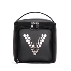 2019 Новое поступление Для женщин кожи Косметические сумка-Органайзер для путешествий простая модная косметичка леди Портативный