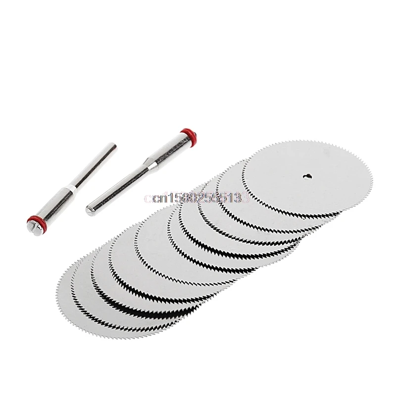 

10 x 32mm Wood Saw Blade Disc + 2 x Rod Dremel Rotary Cutting Tool