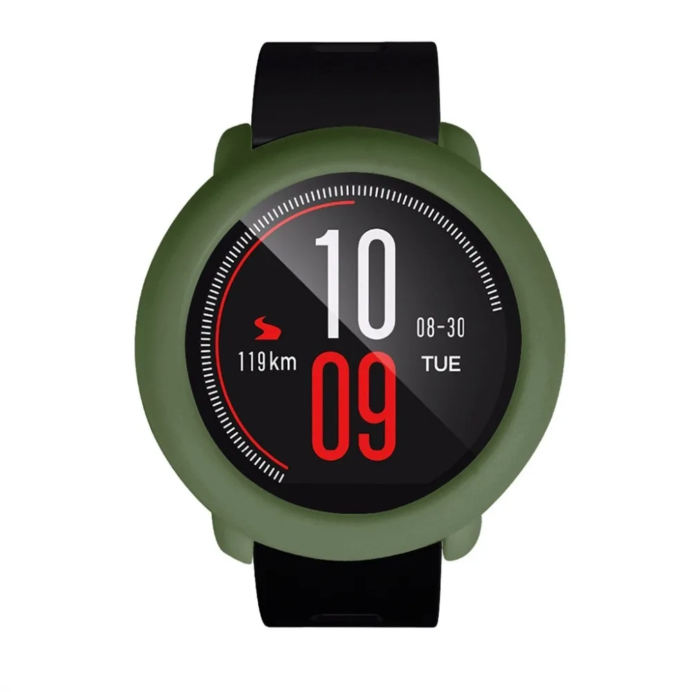 Чехол-накладка силиконовая рамка Защитная Для Xiaomi Huami AMAZFIT Pace Watch умные часы аксессуары на замену