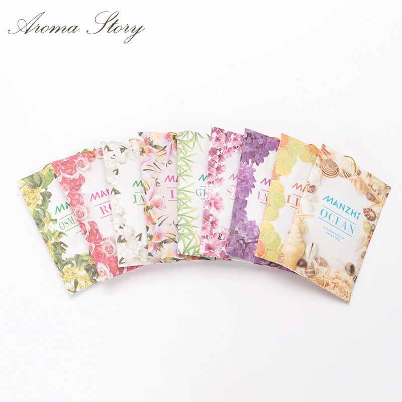 

10pcs/box Wholesale Giveaway Scented Sachet Bags Sachet Aromatic for Cabinet Car Wardrobe Free Shipping
