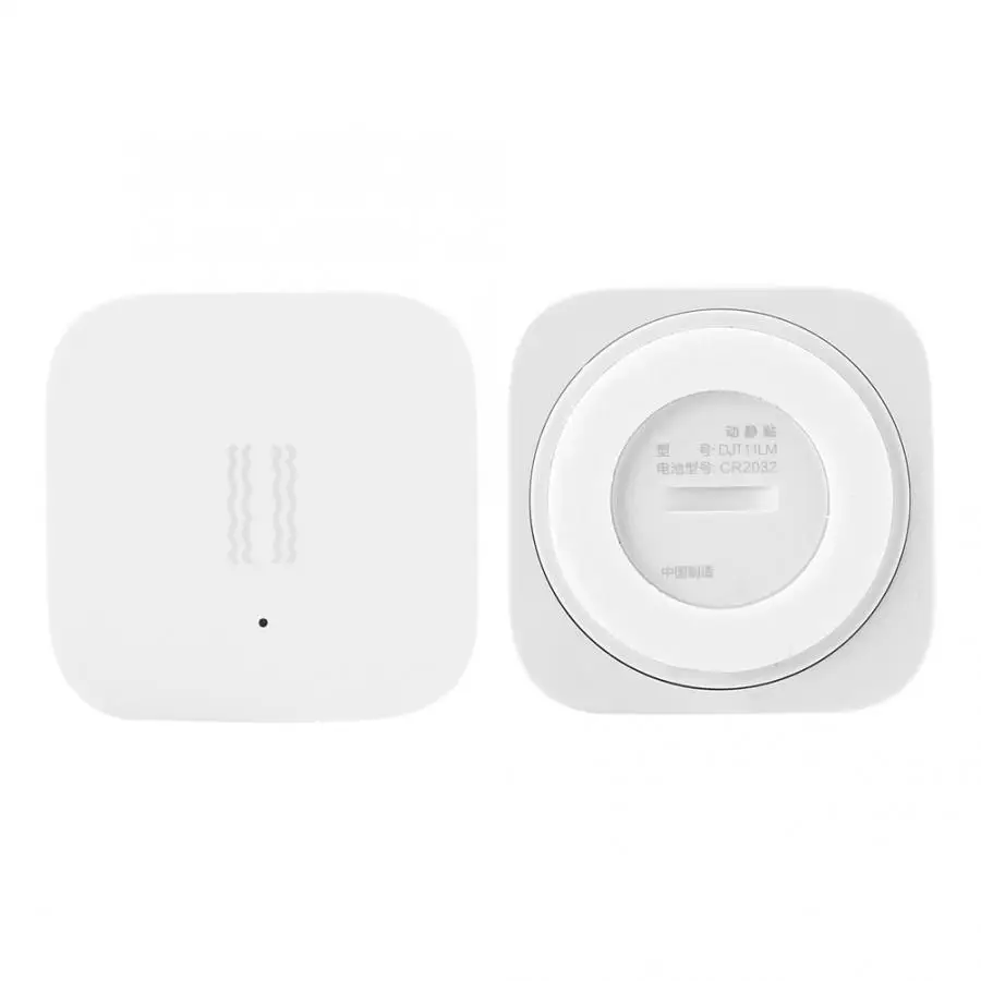 Умный датчик вибрации ZigBee Shock sensor для безопасности дома белый
