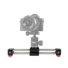 DSLR Camera Video Slider Track Dolly Rail Stabilizer 25.5cm Sliding Distance for Canon Nikon Sony Photo Studio Accessories