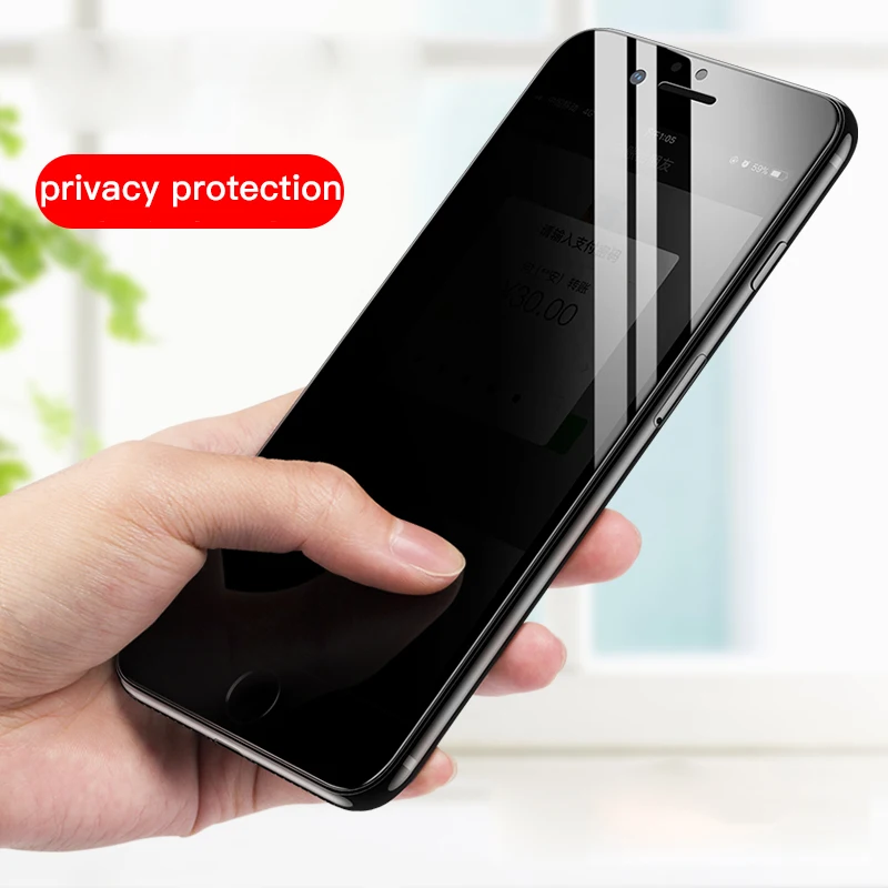 Антибликовое HD Защитное стекло для экрана для iPhone XSmax XR XS X 6 6s 7 8 Plus Закаленное стекло Защитная пленка для iPhone 7