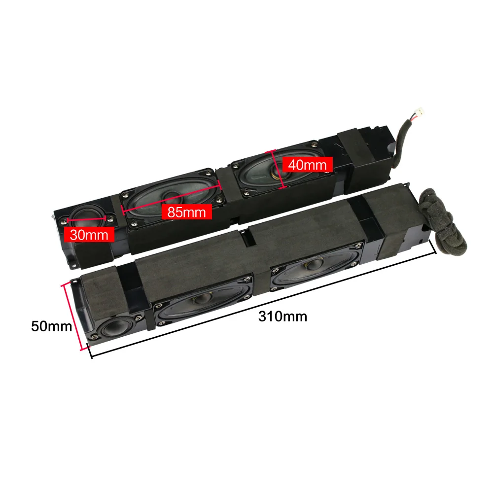 High-end TV Speaker Dual Bass Silk Film Treble