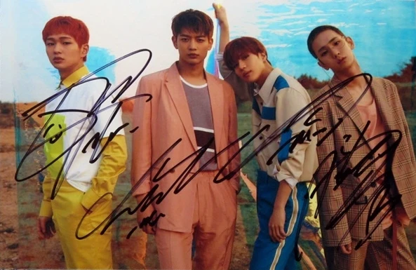 Ручная работа SHINEE autographed история группы Ligh Фото 4*6 Бесплатная доставка K-POP 052018A |